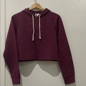 Crop top sweatshirt